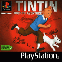 Tintin Destination Adventure PAL Playstation  box art